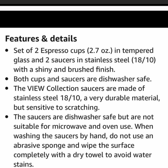 Nesspreso set Glass collection Espresso cups - Picture 7 of 7